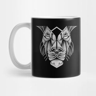 lion black Mug